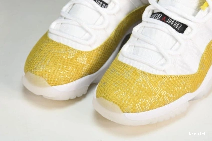 11 “Yellow Air Jordan AH7860-107 Low Snakeskin” 0901